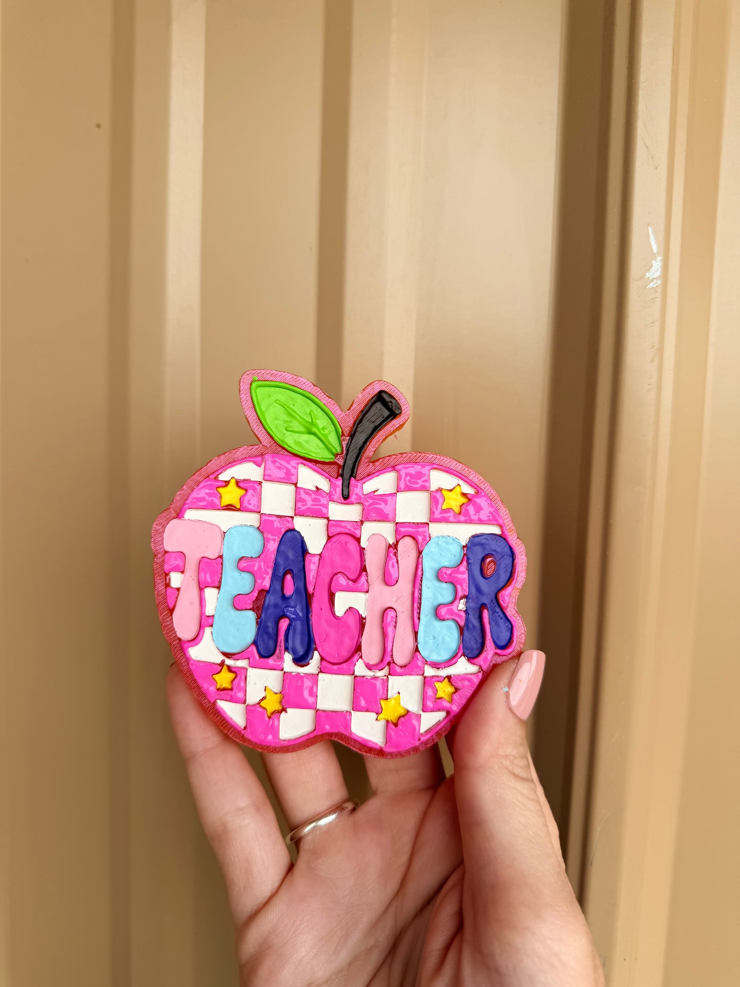 Teacher Hand Painted