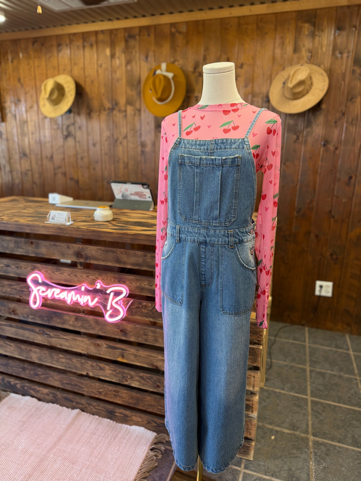 Denim Overalls